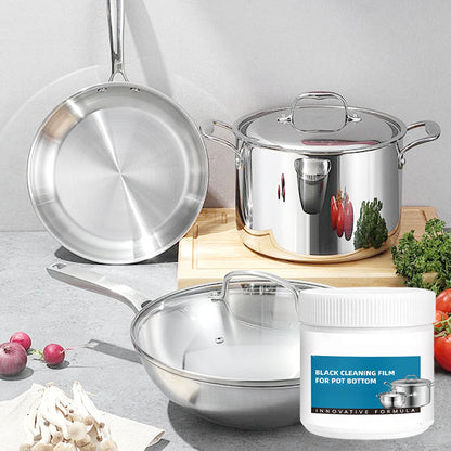 Burnt-on Residue Dissolving Paste - Deep Cleaning for Pots/Dishes without Scratching, Removes Grease and Carbonization in 5 Min