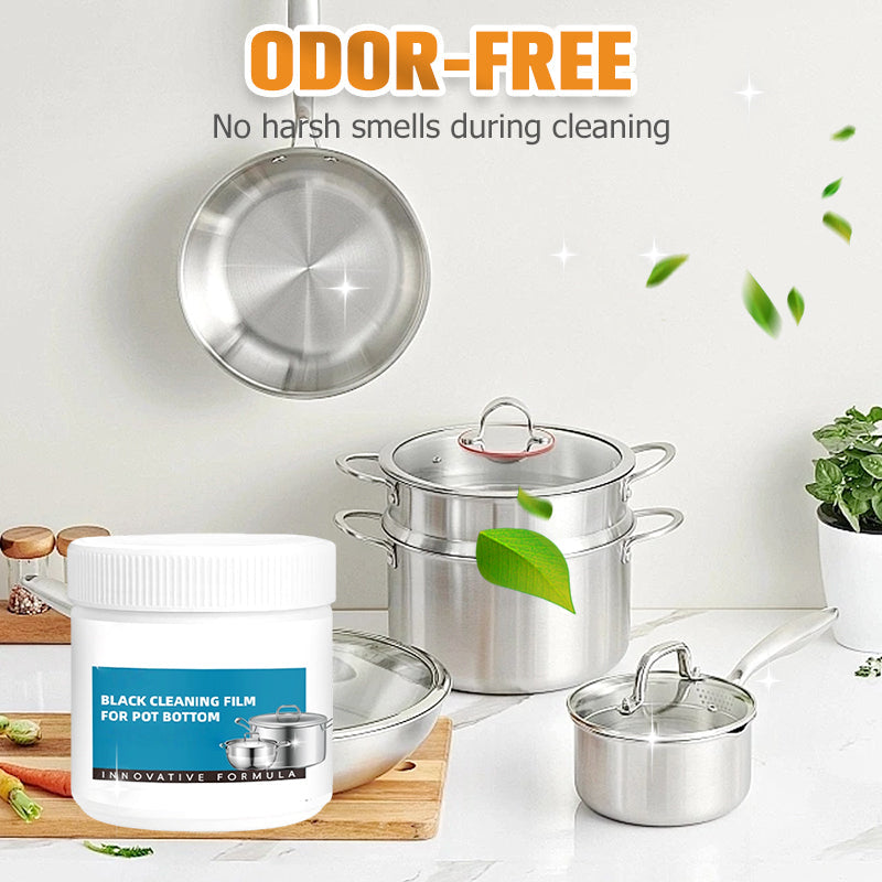 Burnt-on Residue Dissolving Paste - Deep Cleaning for Pots/Dishes without Scratching, Removes Grease and Carbonization in 5 Min