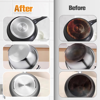 Burnt-on Residue Dissolving Paste - Deep Cleaning for Pots/Dishes without Scratching, Removes Grease and Carbonization in 5 Min