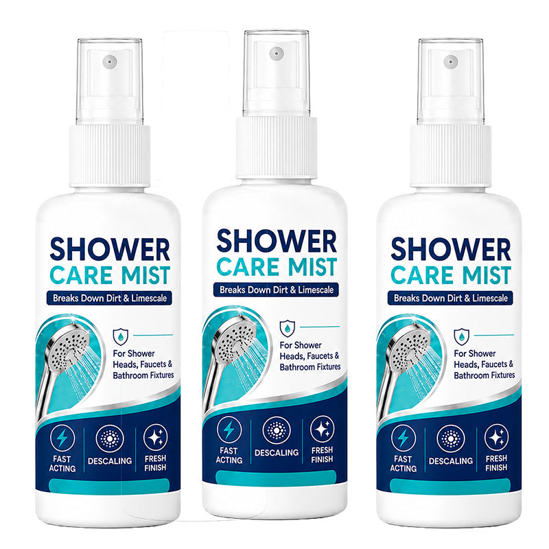 Fast-Acting Shower Limescale Remover Spray – Dissolves stubborn mineral deposits & hard water stains. Restores water flow & shine – just spray & wipe!
