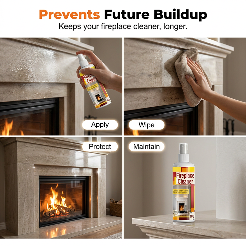 Fast‑Acting Fireplace Cleaner Spray